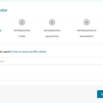 Inserimento Venditori - Marketplace