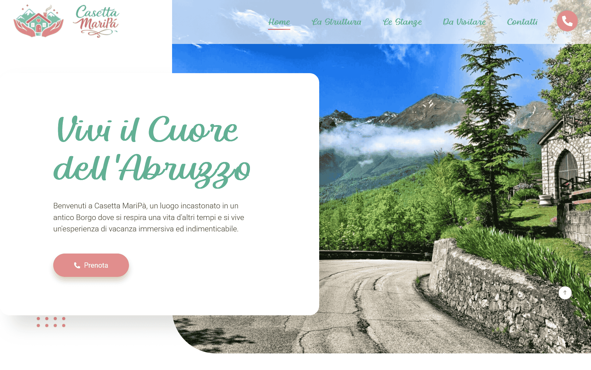 Sito Casetta MariPà - Fabio Gasparrini siti web ed e-commerce a San Benedetto del Tronto, Ascoli Piceno e Teramo